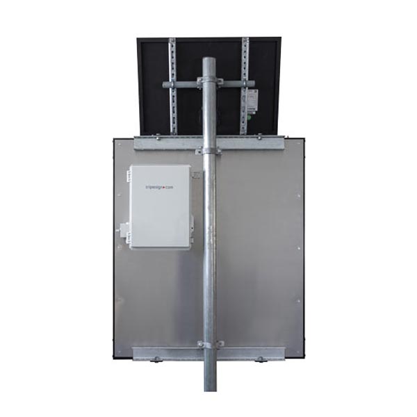 Portable exhibition sign from Triplesign System with energy-efficient design for indoor and outdoor displays