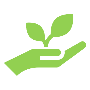 A green hand
