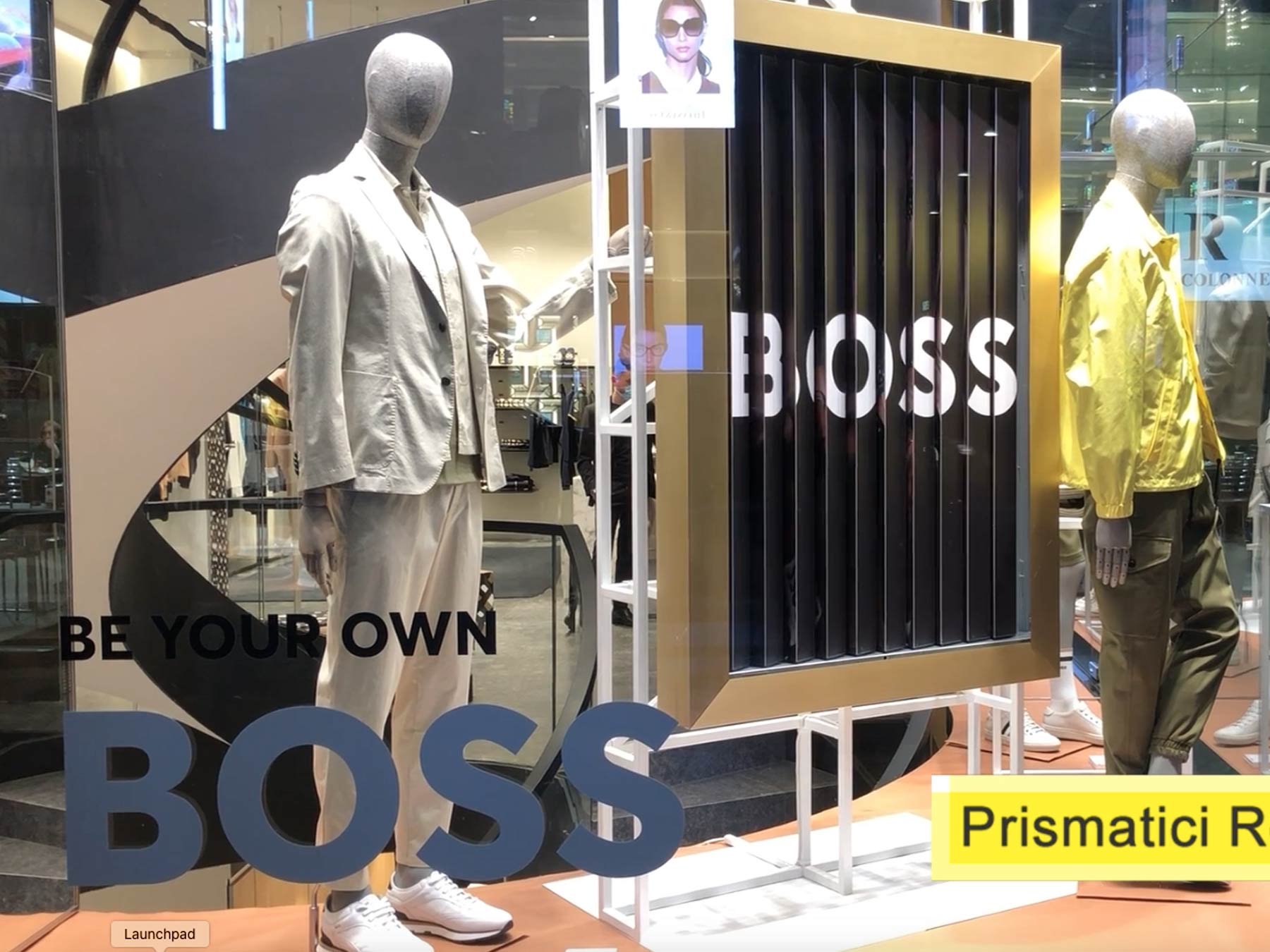 Hugo boss window