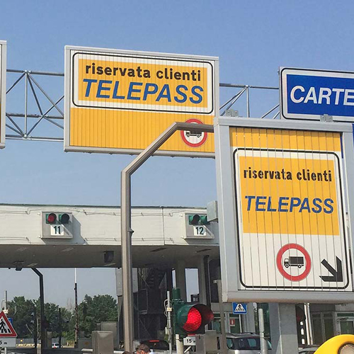 TripleSign toll road installation