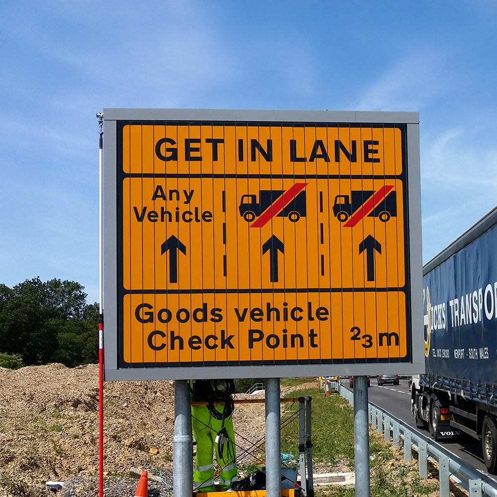 VMS sign from Triple Sign
