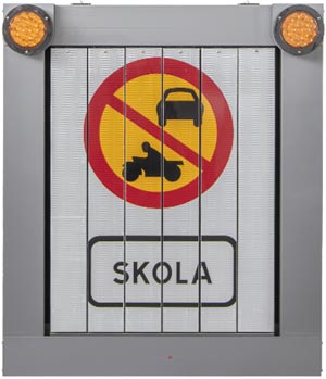 Traffic sign that can change