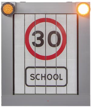 Traffic sign that can change